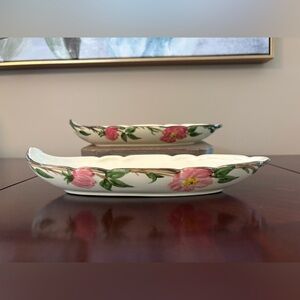 Franciscan Desert Rose- Relish Dish Set (2)
